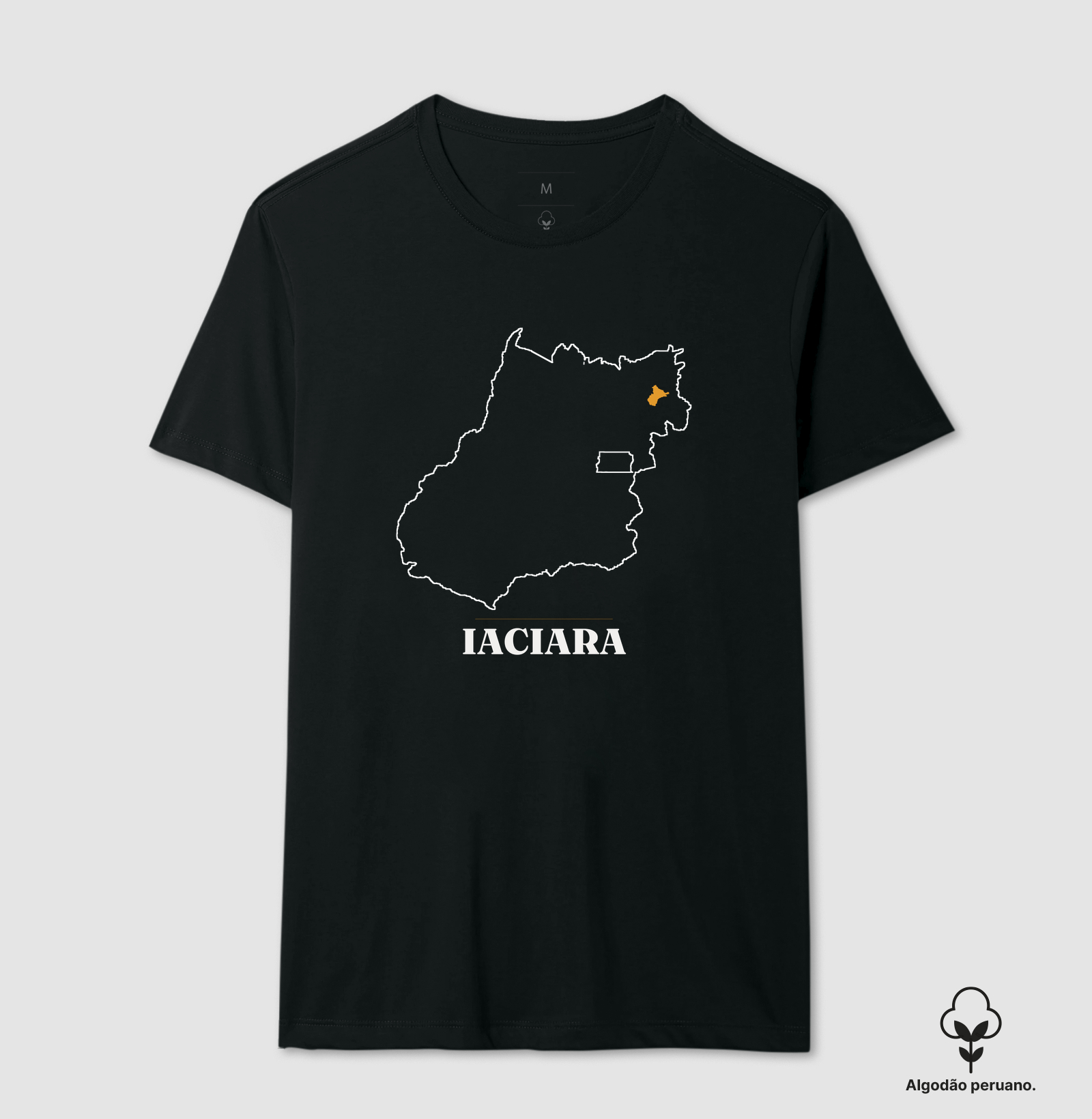 Iaciara | Traço GO - Camiseta Algodão Peruano