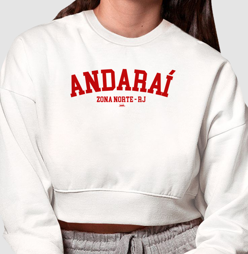 Andaraí - Cropped Moletom