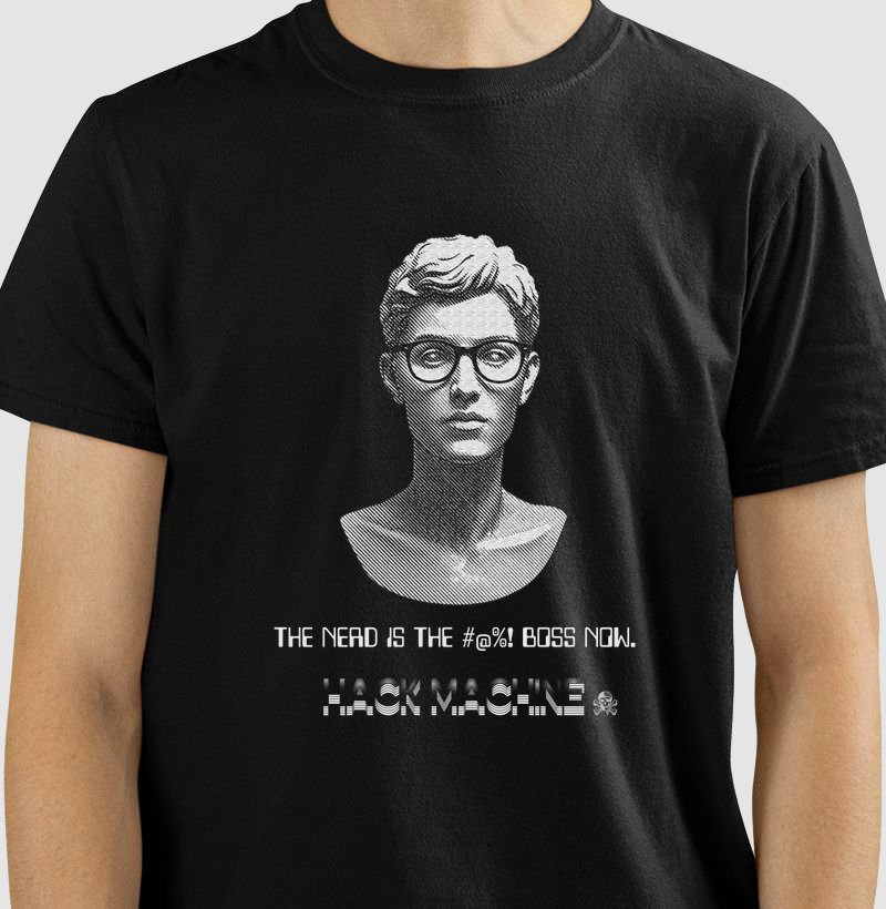 Camiseta Hack Tribes The Nerd is the Boss | Hack Machine™