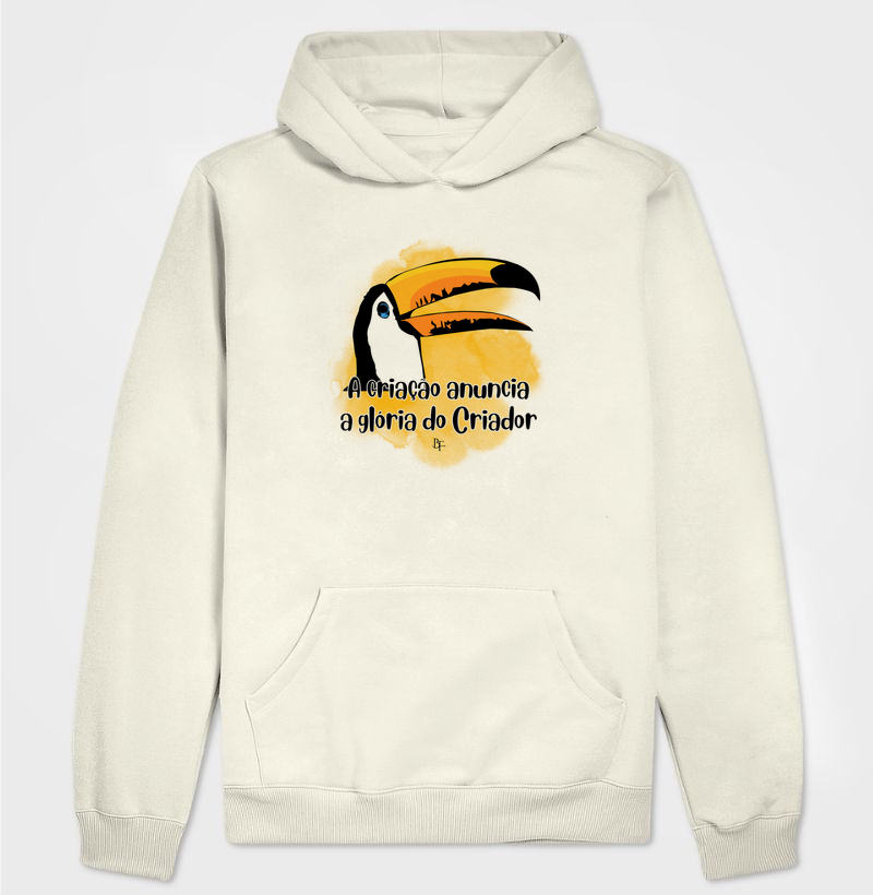 A criação anuncia a glória do Criador - Hoodie Moletom