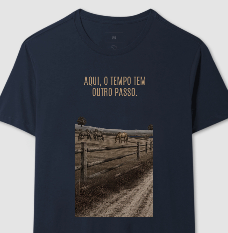 Aqui, o tempo tem outro passo. (E)