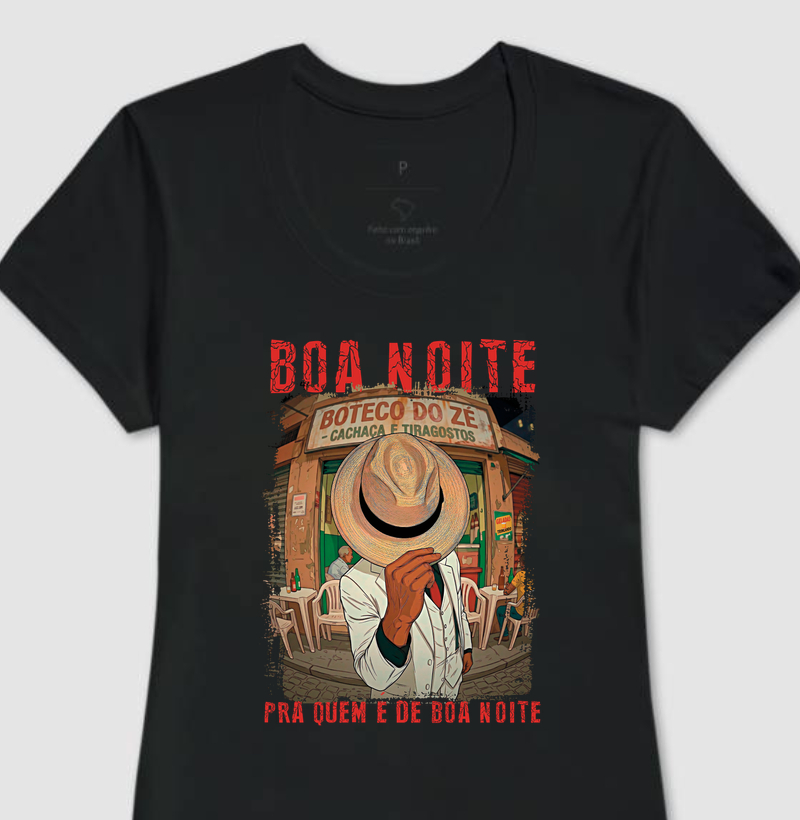 camiseta ZÉ PILINTRA feminina