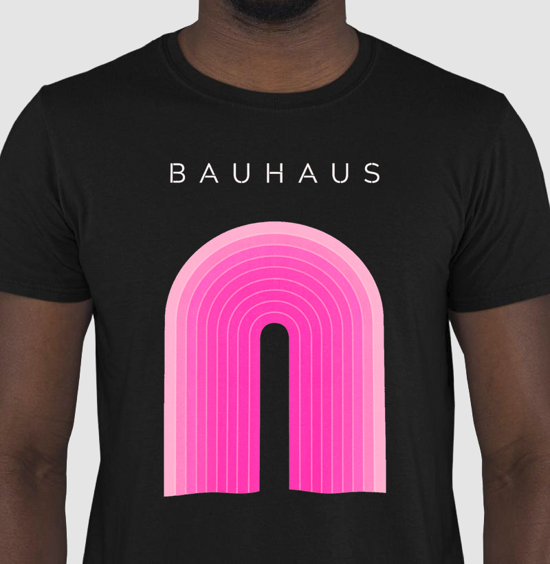 Camiseta Bauhaus Arco-Íris