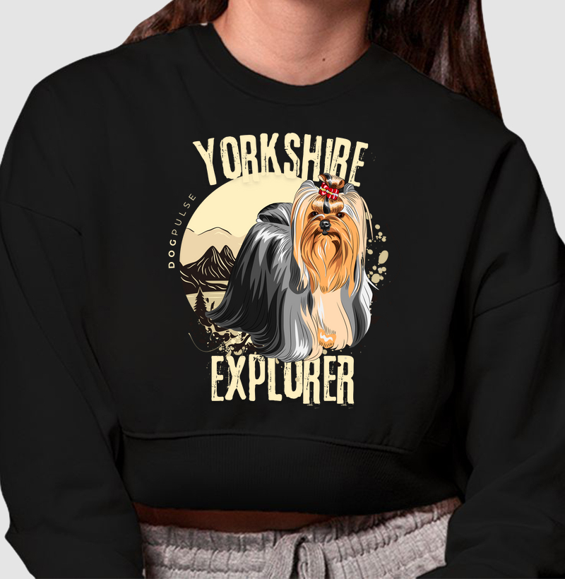 Cropped Moletom Dog Pulse Yorkshire Explorer – Brave Spirit