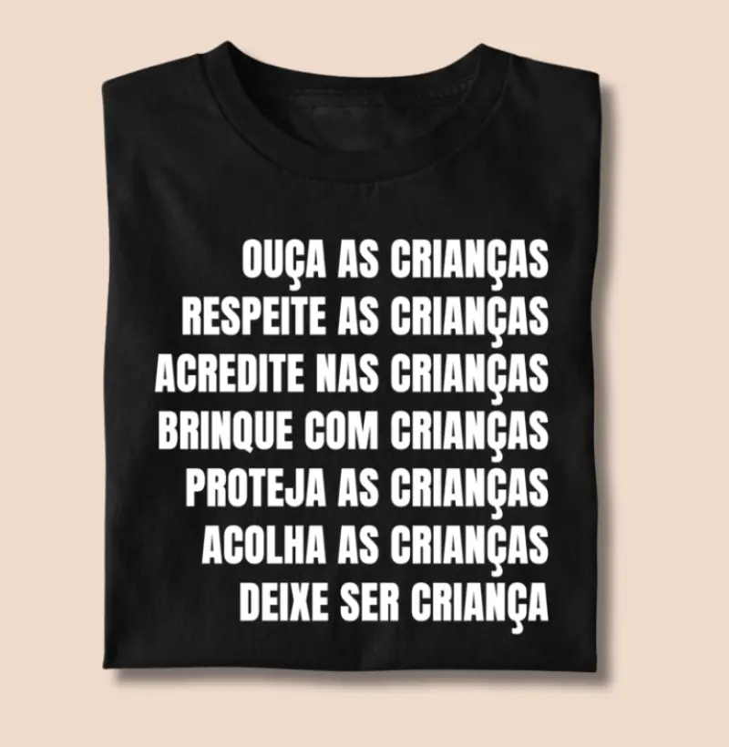 Camiseta | Manifesto Deixe ser Criança