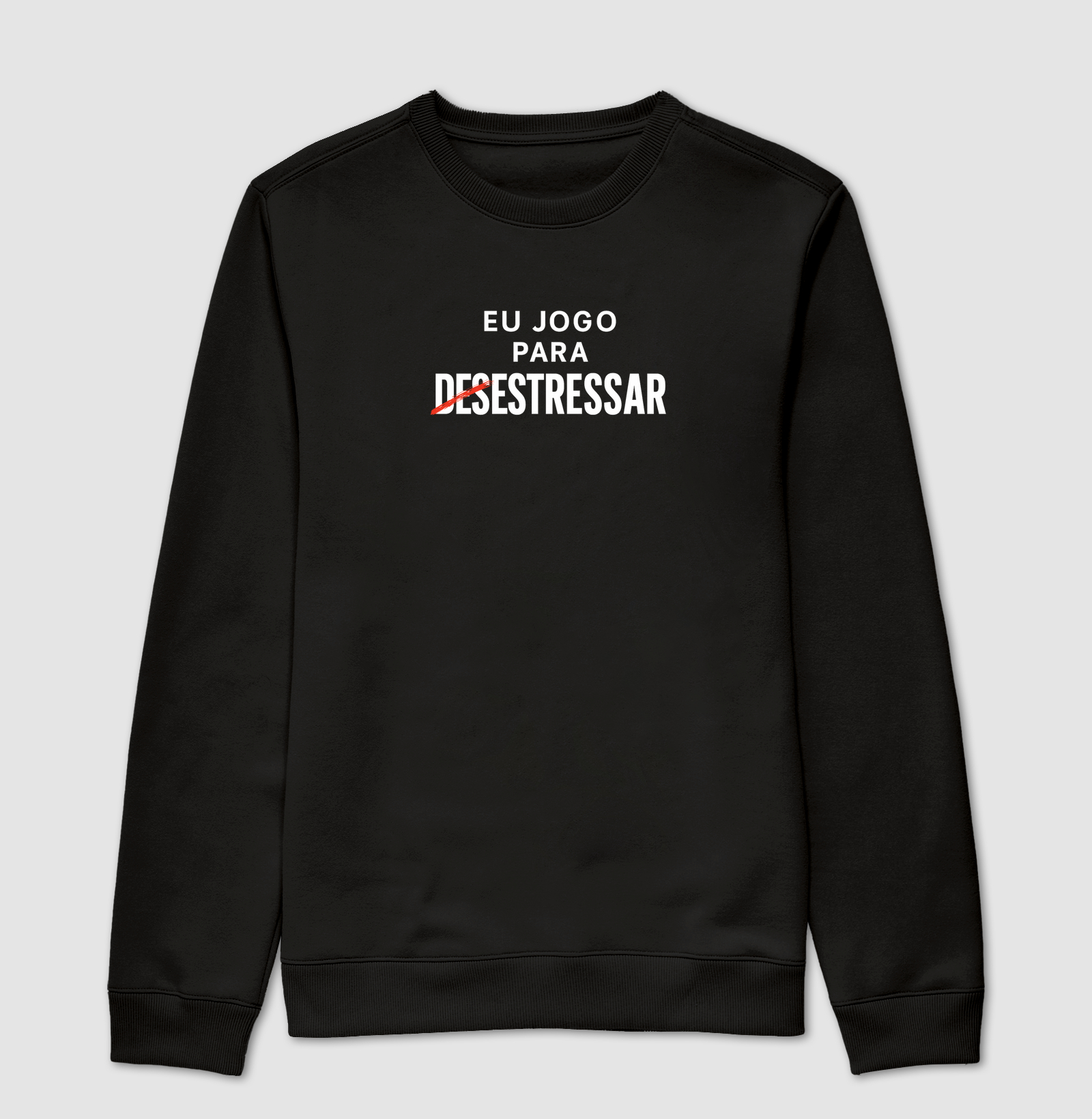 Camiseta “Eu Jogo Pra Desestressar” – Gamer Raiz, Estresse de Elite