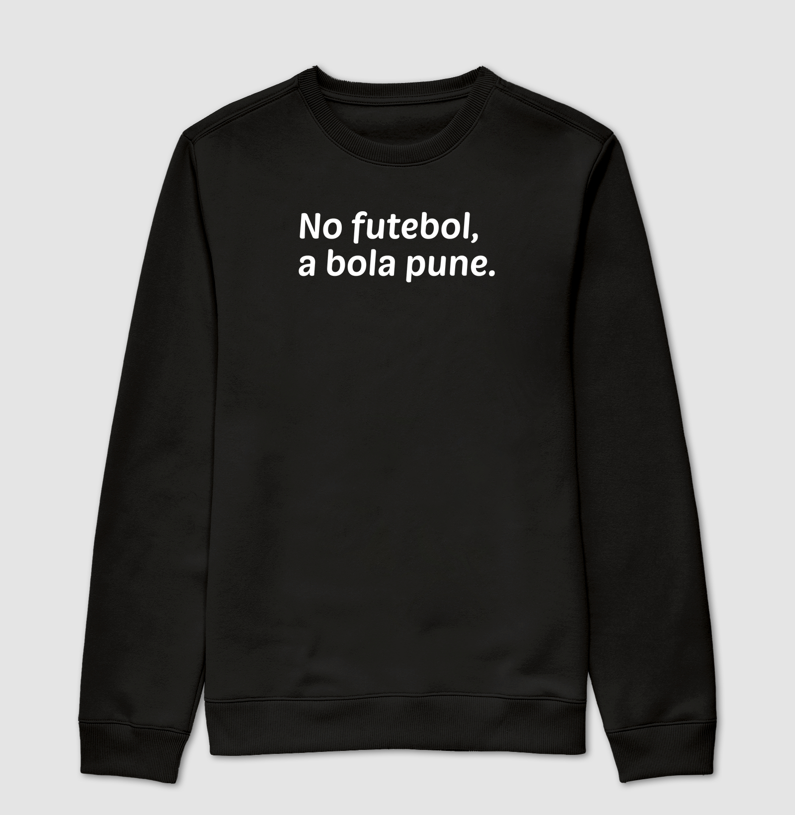 No futebol, a bola pune