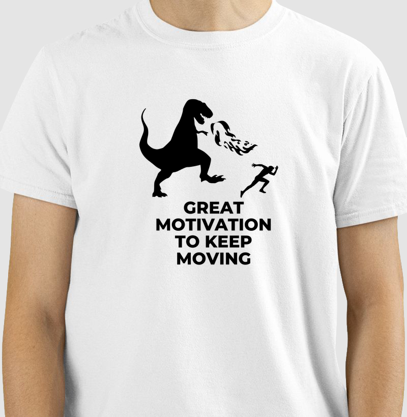 Camiseta Keep Moving Corrida De Rua