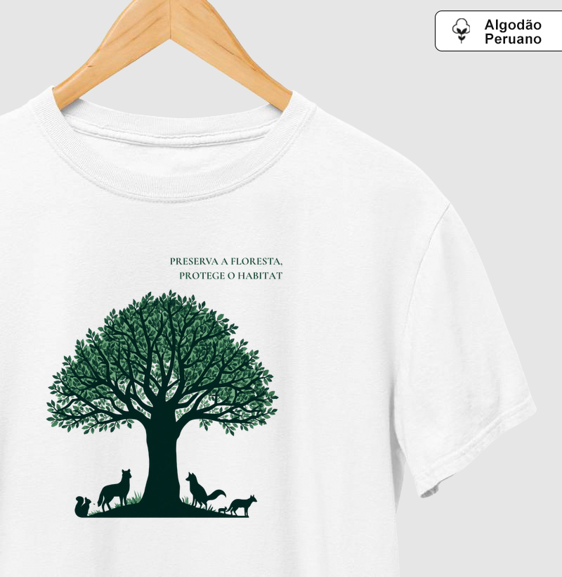 Preserva a floresta, Protege o habitat Algodão Peruano
