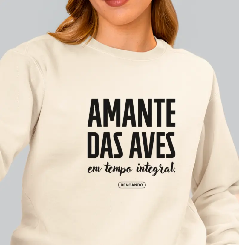 Aves em Texto - Amante das aves - Moletom