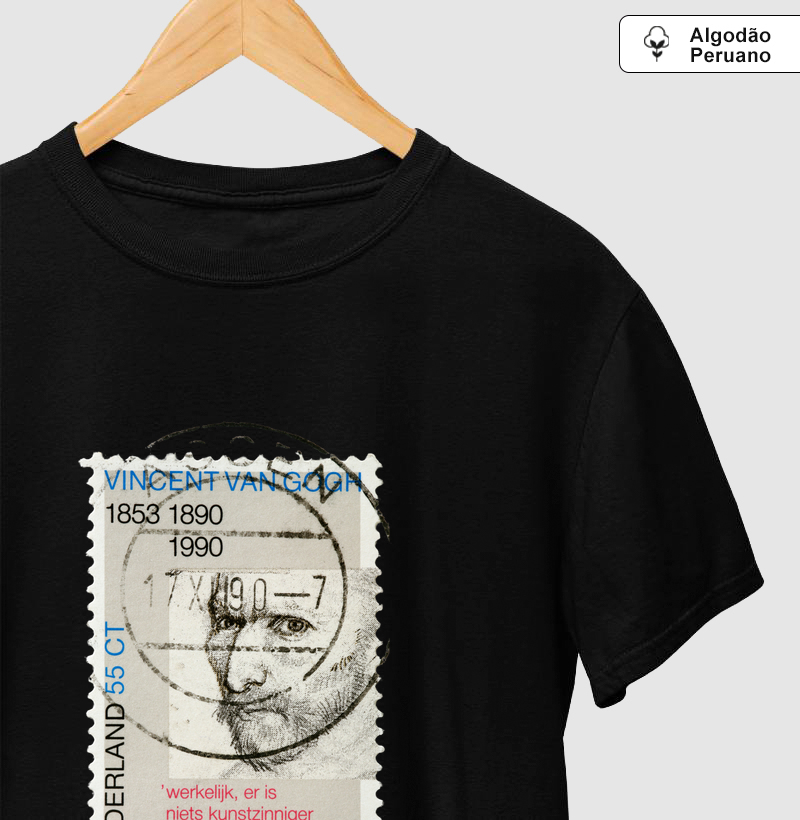 Vincent van Gogh Selo Postal Algodão Peruano