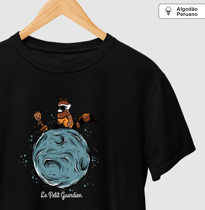 Camiseta Algodão Peruano O Pequeno Guardião - Camiseta Algodão Peruano