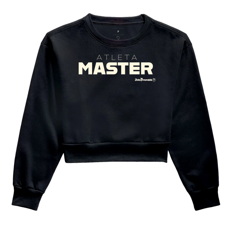 Cropped moletom Atleta Master 