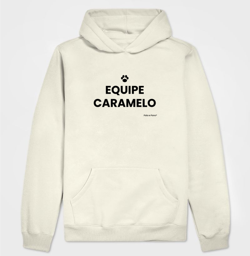 HOODIE MOLETOM EQUIPE CARAMELO - Hoodie Moletom