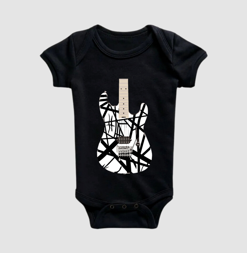 Frankenstrat Guitar: White 'n' Black Edition