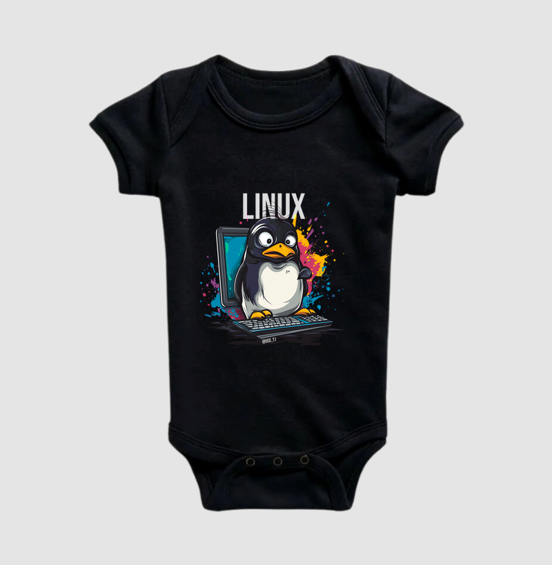 Camiseta "Linux Reimagined" Logo - T.I