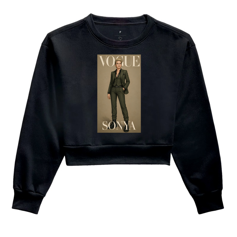 Vogue Sonya | Coleção Ô Bicha - Cropped Moletom