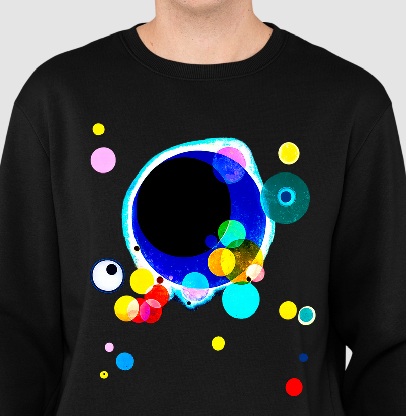 Kandinsky Circulos Sueter Slim Moletom
