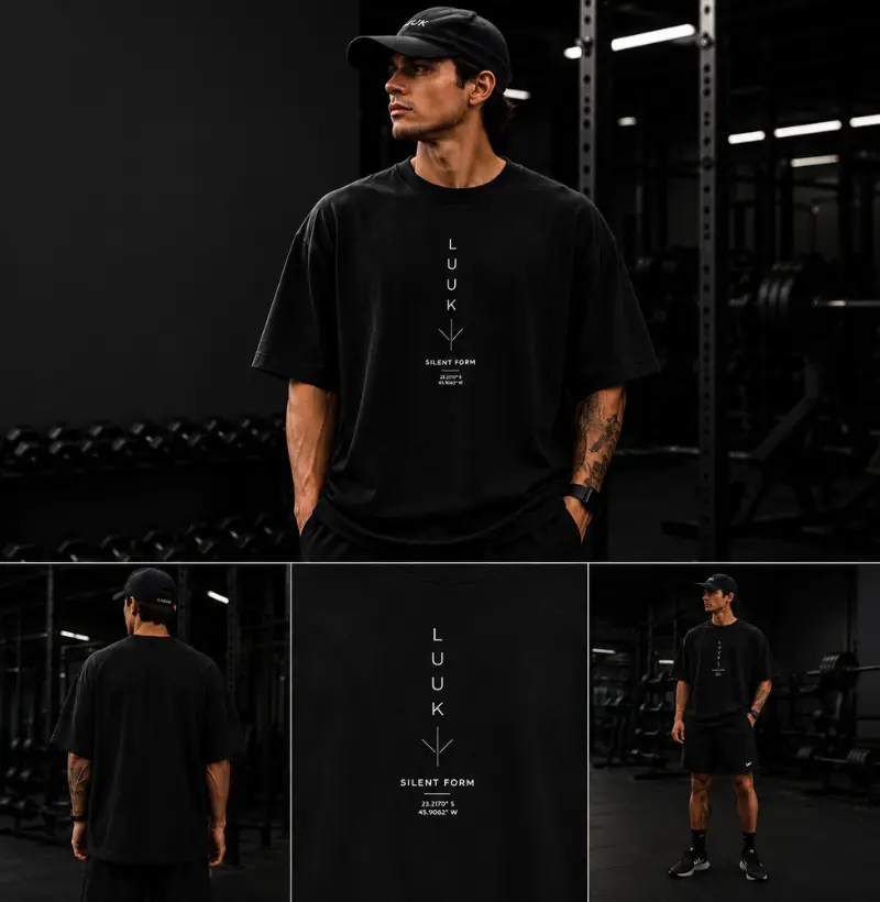 LUUK — Silent Form Oversized Tee