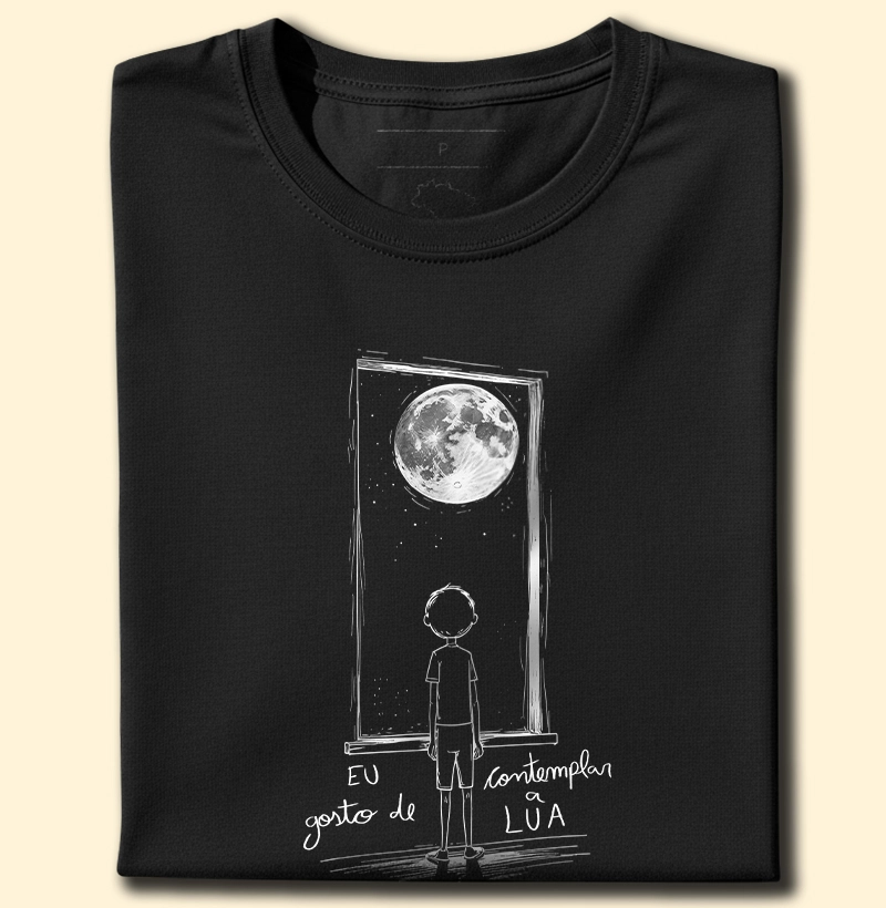 Eu gosto de contemplar a Lua