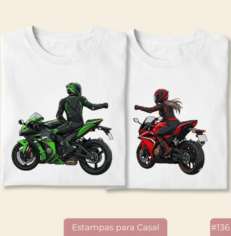 Camiseta #136 “Casal de Moto”