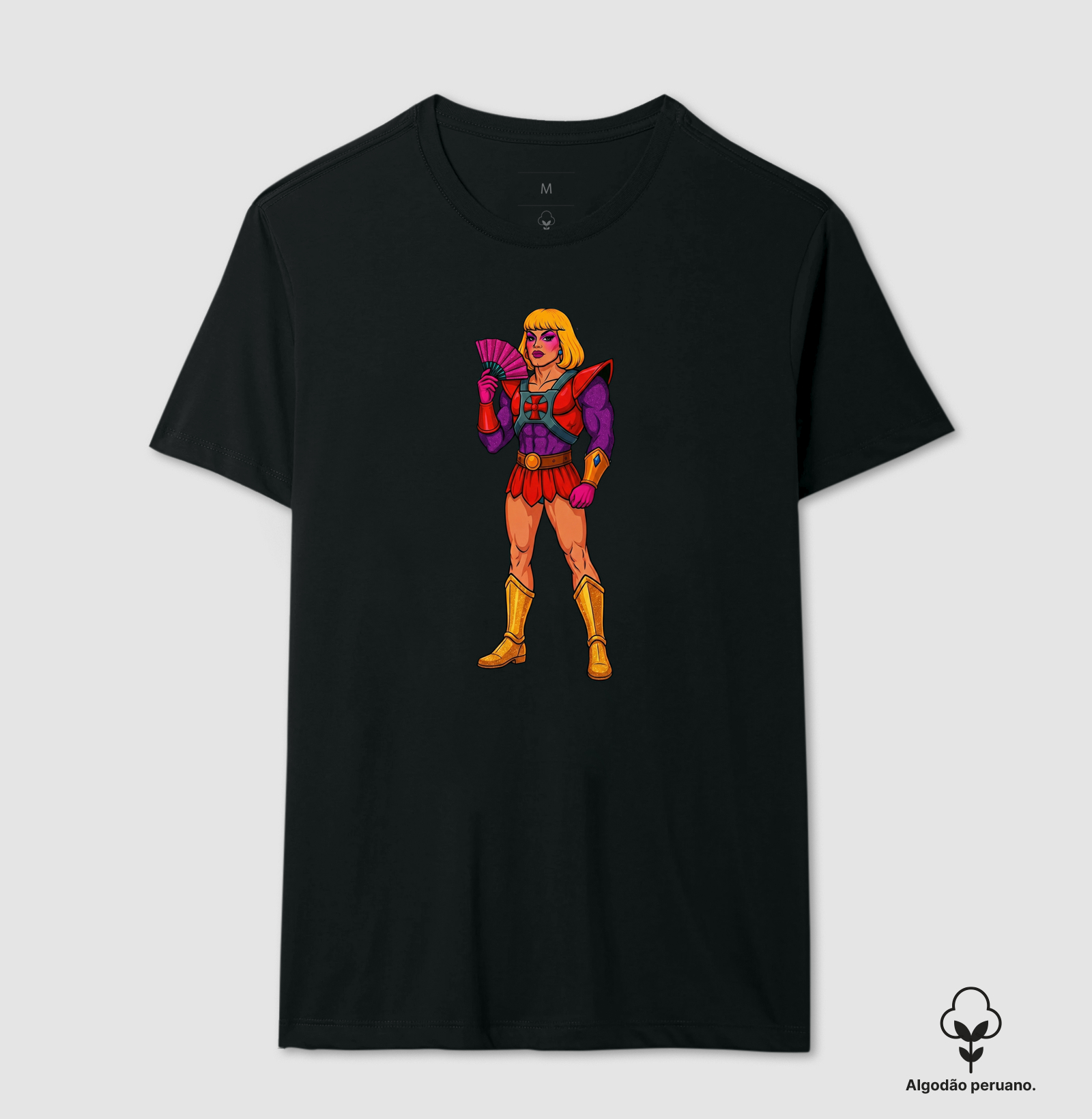 Camiseta He-Mona - Estampa Drag Queen e Nostalgia Pop | Ô Bicha