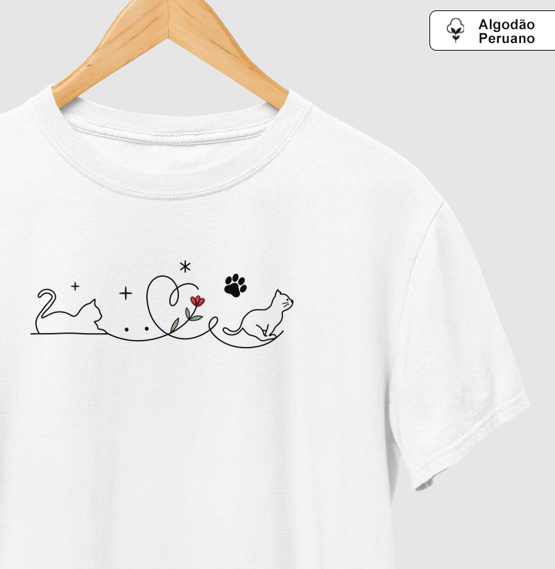Eletrocatograma 4 - Camiseta Algodão Peruano