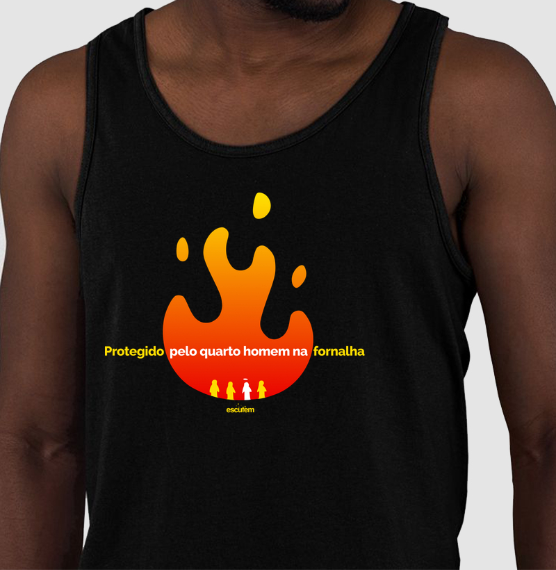 Protegido pelo quarto homem na fornalha