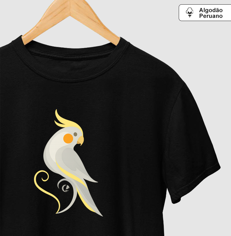 Camiseta Algodão Peruano Calopsita - Movimento