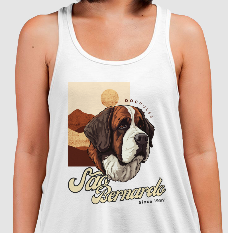 Camiseta Regata São Bernardo Busto Dog Pulse