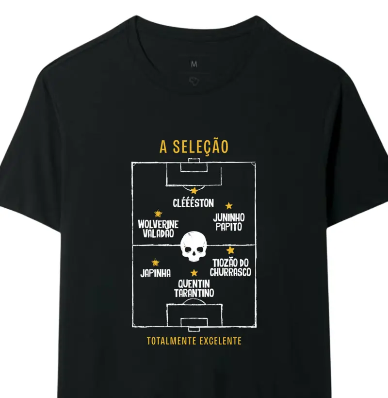 Camiseta A Seleção Totalmente Excelente | Futebol Alternativo