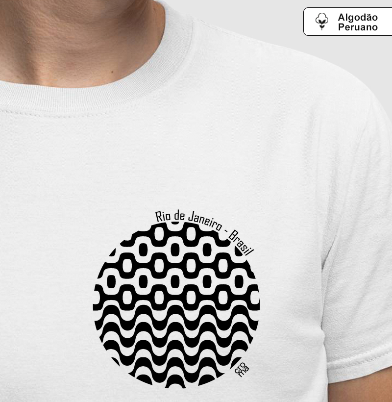 Camiseta Regular Algodão Peruano Calçadão RJ