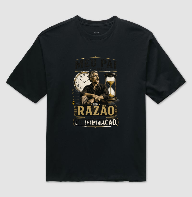 Meu Pai Não Tem Pressa. Tem Razão Esperando Confirmação.