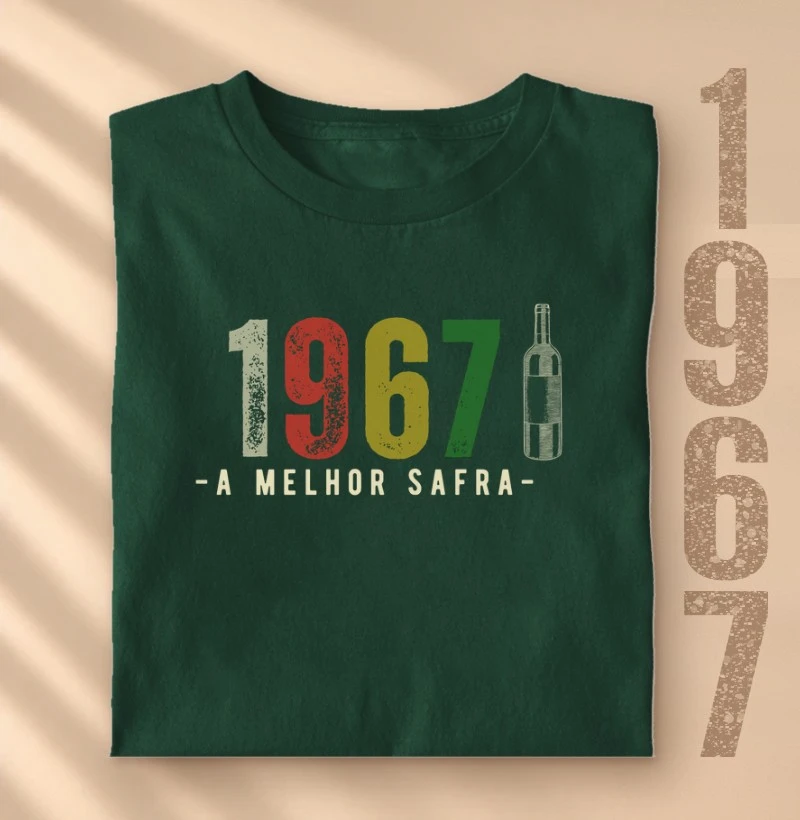 Camiseta Vinho - A Melhor Safra 1967