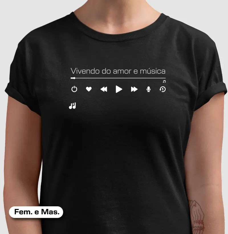 Vivendo do amor e música