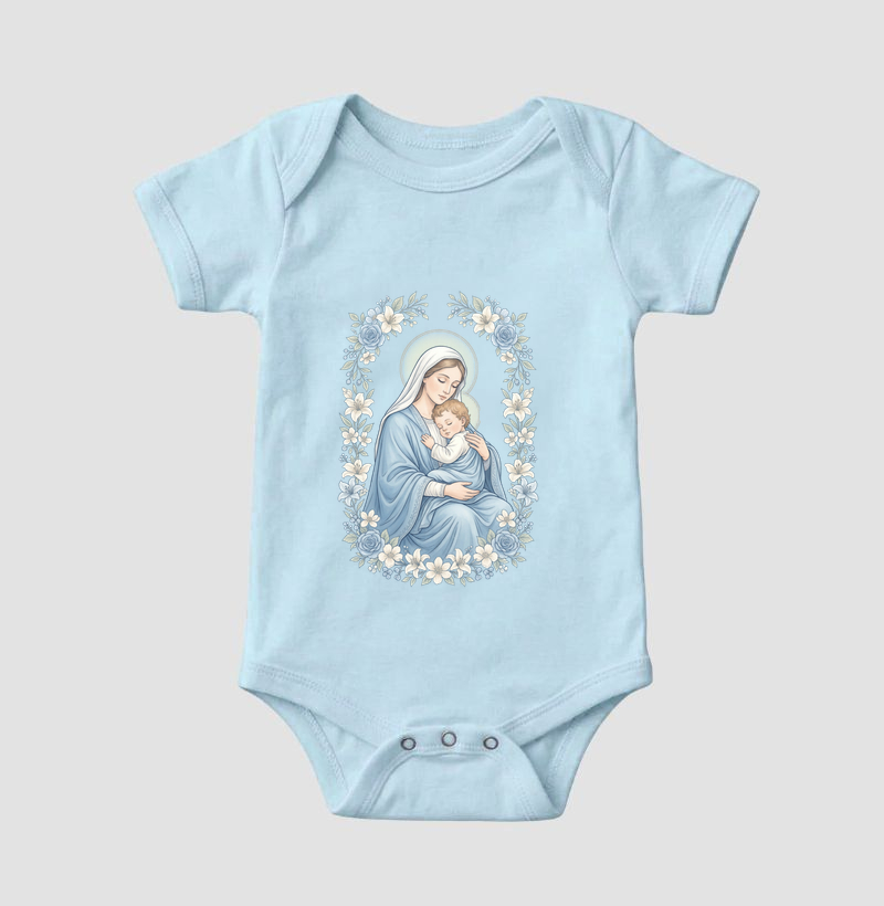 Body Infantil Maria e o menino Jesus