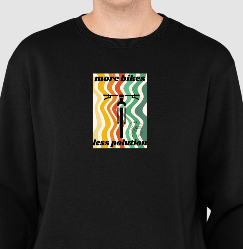 more bikes less polution