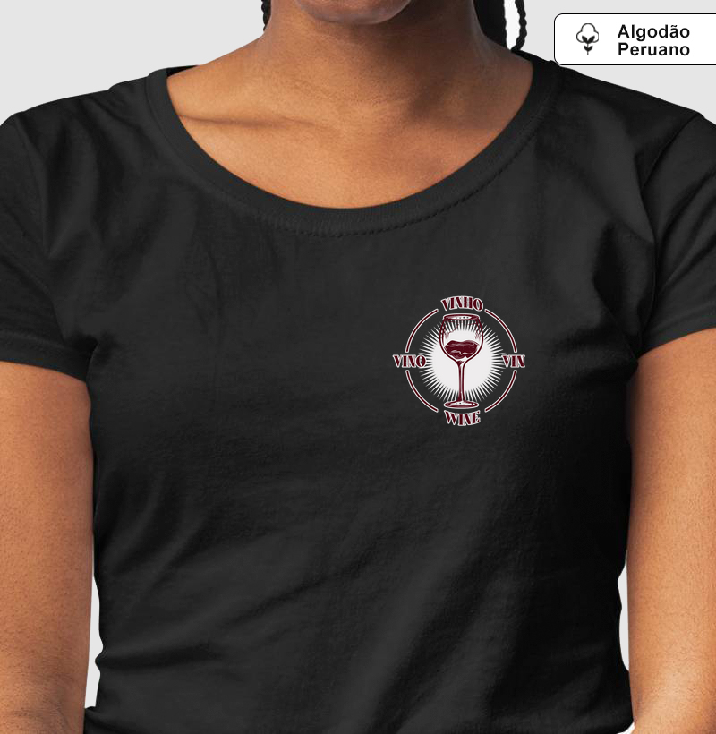 Vinho 4 Idiomas - Masc/Fem