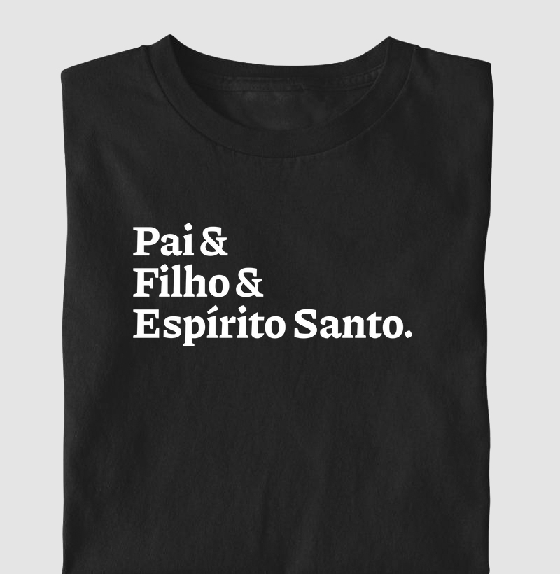 Pai & Filho & Espírito Santo Escrita