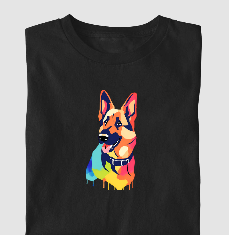 Pastor Alemão Aquarela