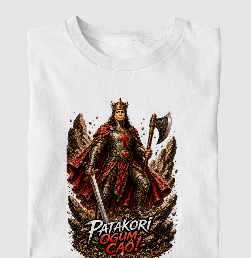 Camiseta Ogum Caô: A Força Inabalável da Lei e das Pedreiras