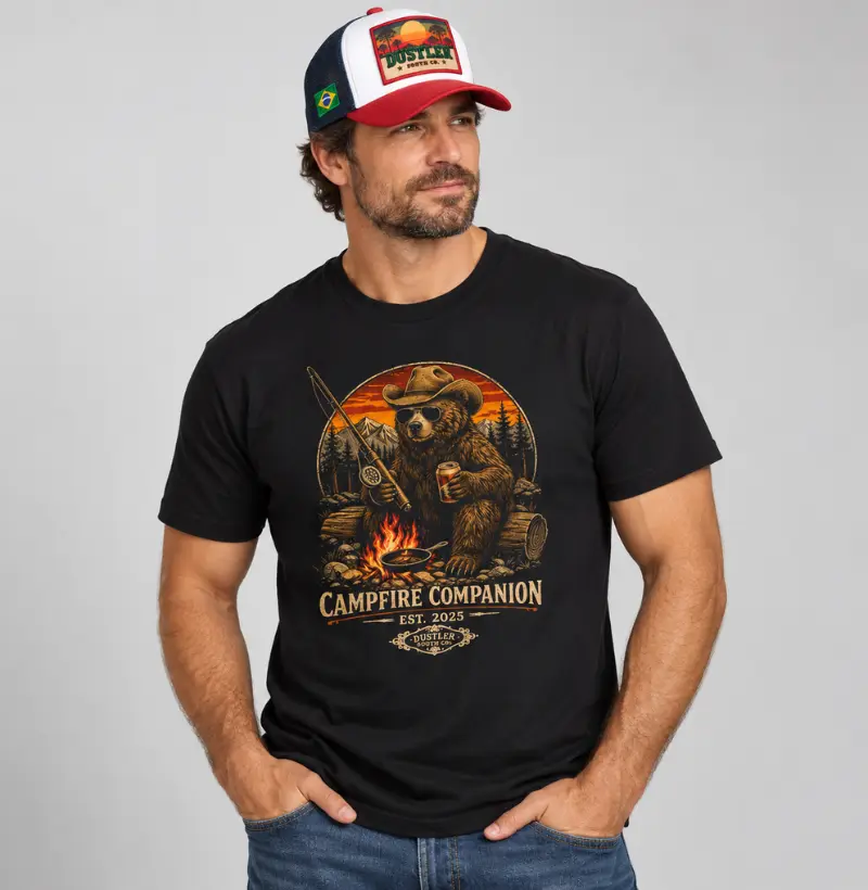 Camiseta Country Campfire Companion Dustler South Co.