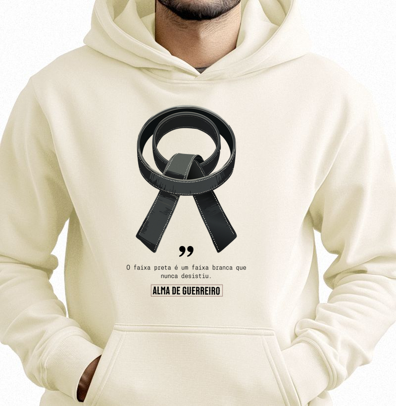 Moletom com Capuz - ADG Faixa preta 