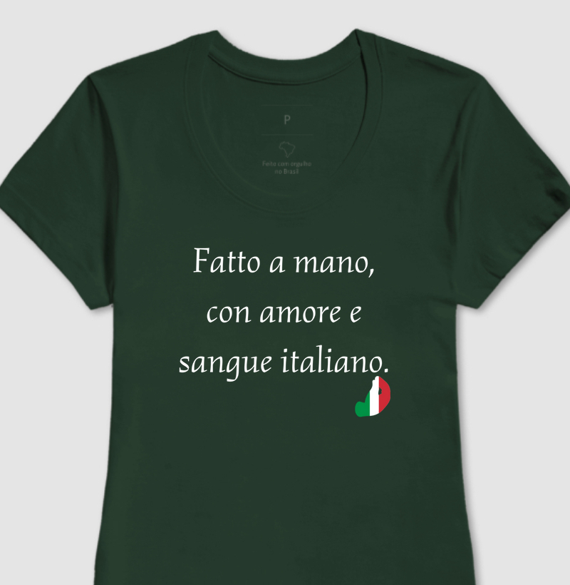 Fatto a mano, com amore e sangue italiano