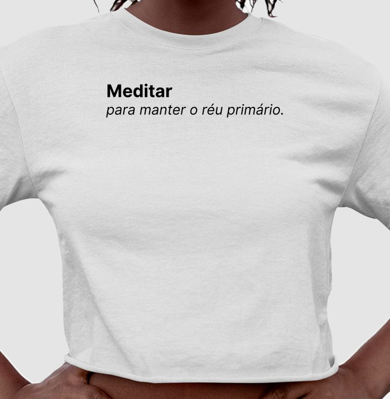 Meditar para manter o réu primário