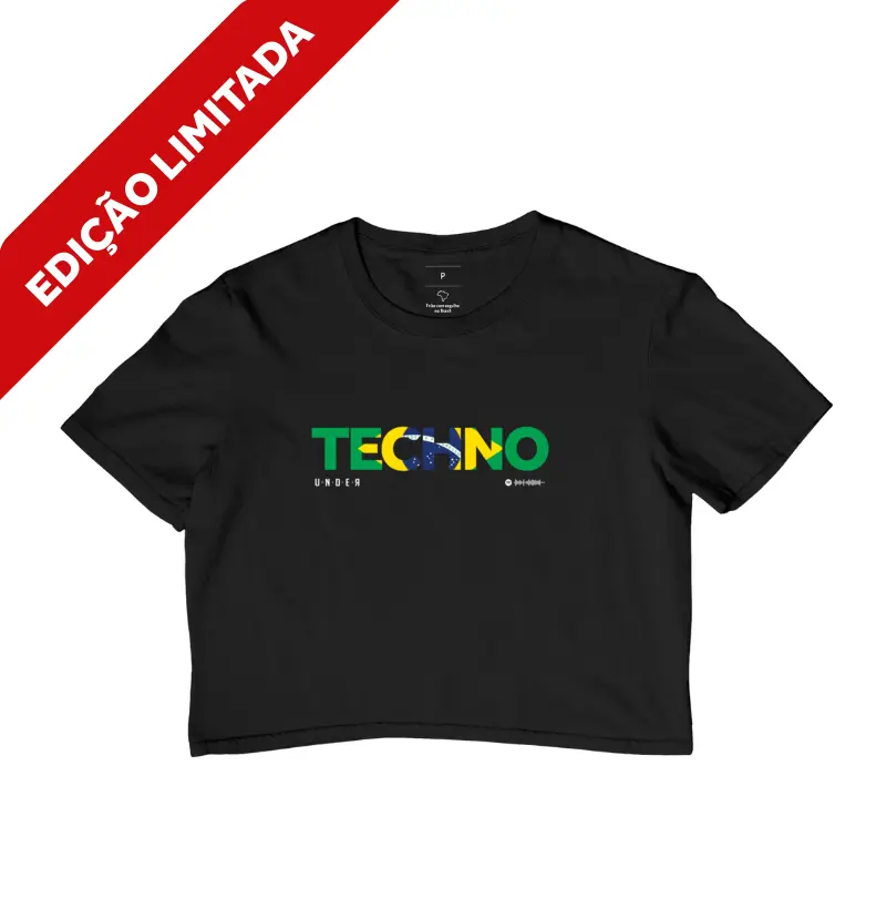 CROPPED TECHNO BRASIL