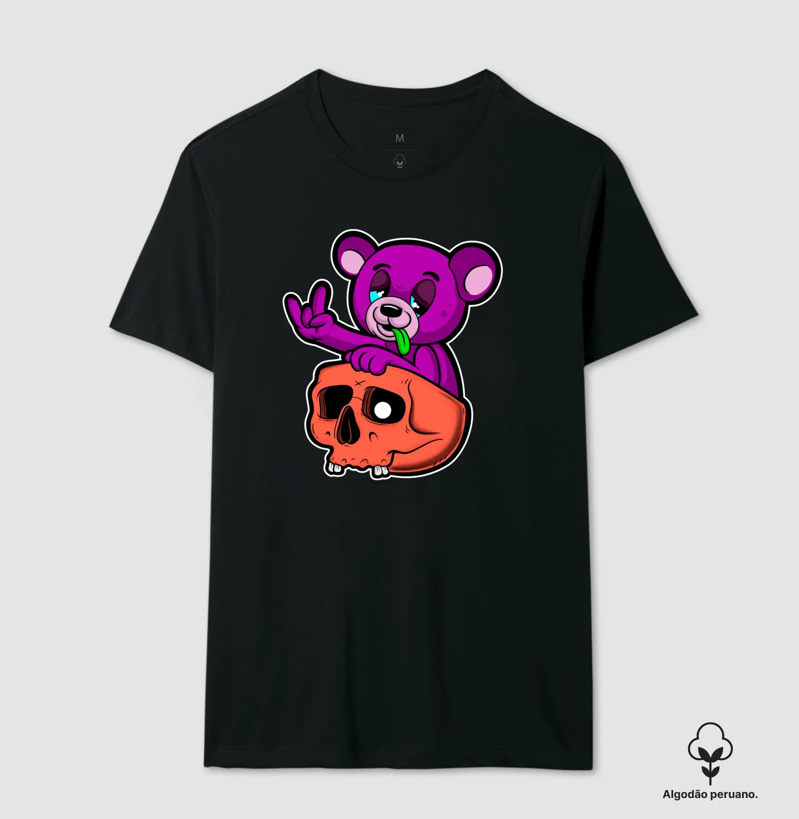 Camiseta Premium Bear Skull