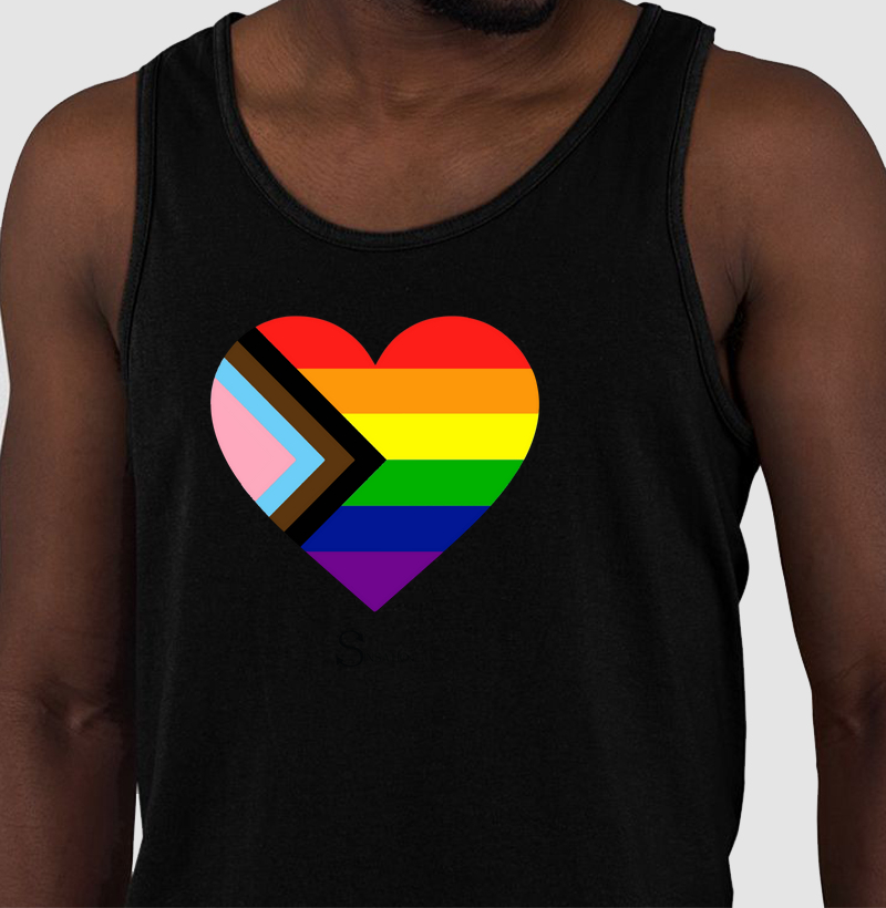 Regata - Orgulho - Coração Flag