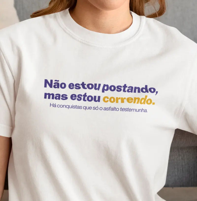 Não tô postando, mas tô correndo