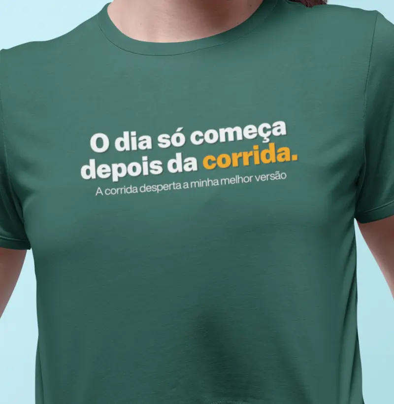 O dia só começa depois da corrida